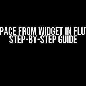 Crop Space from Widget in Flutter: A Step-by-Step Guide