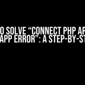 How to Solve “Connect PHP API with Flutter App Error”: A Step-by-Step Guide