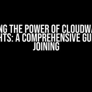 Unlocking the Power of CloudWatch Log Insights: A Comprehensive Guide to Joining